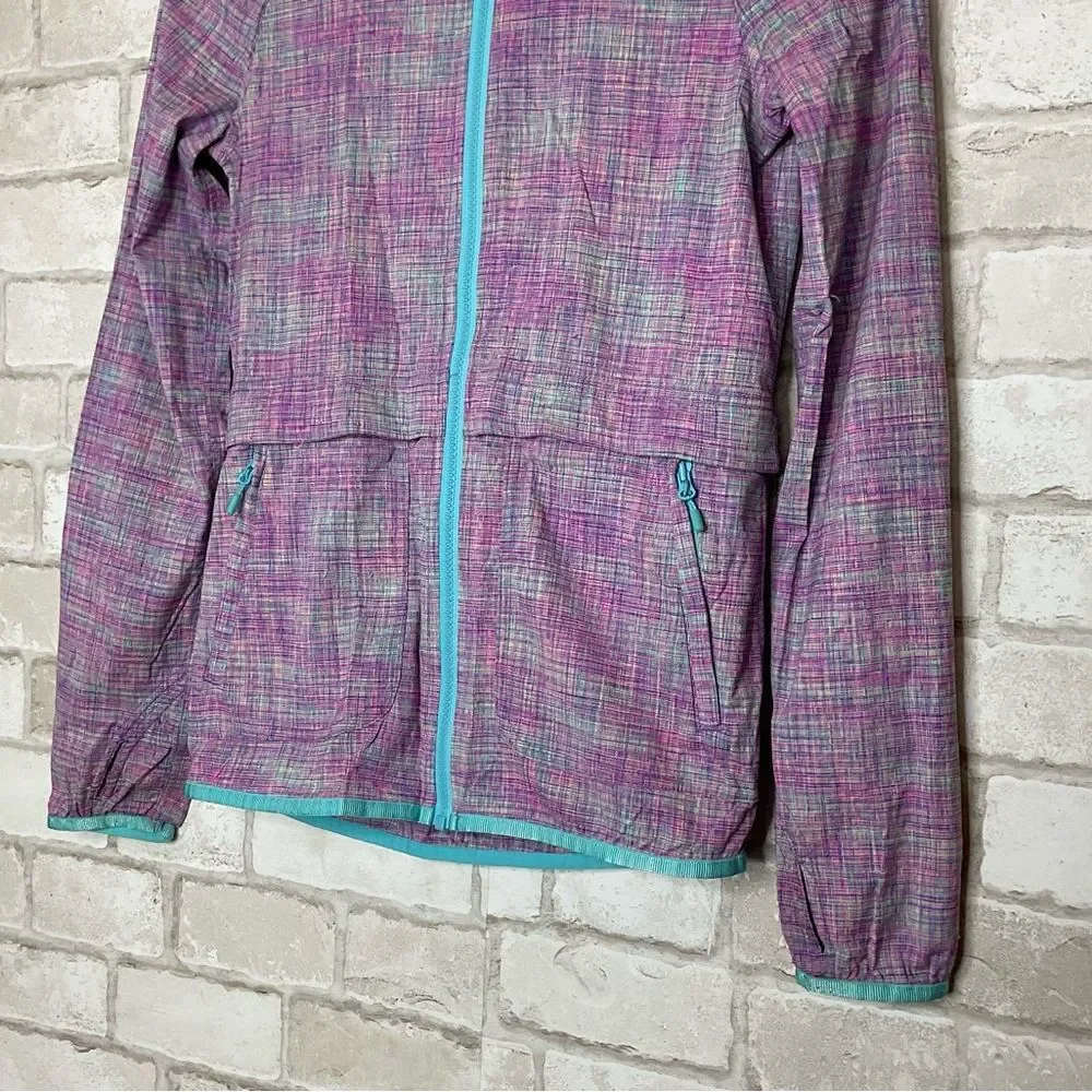 Ivivva Girls Space Dye Lightweight Performance Jacket Size 12
